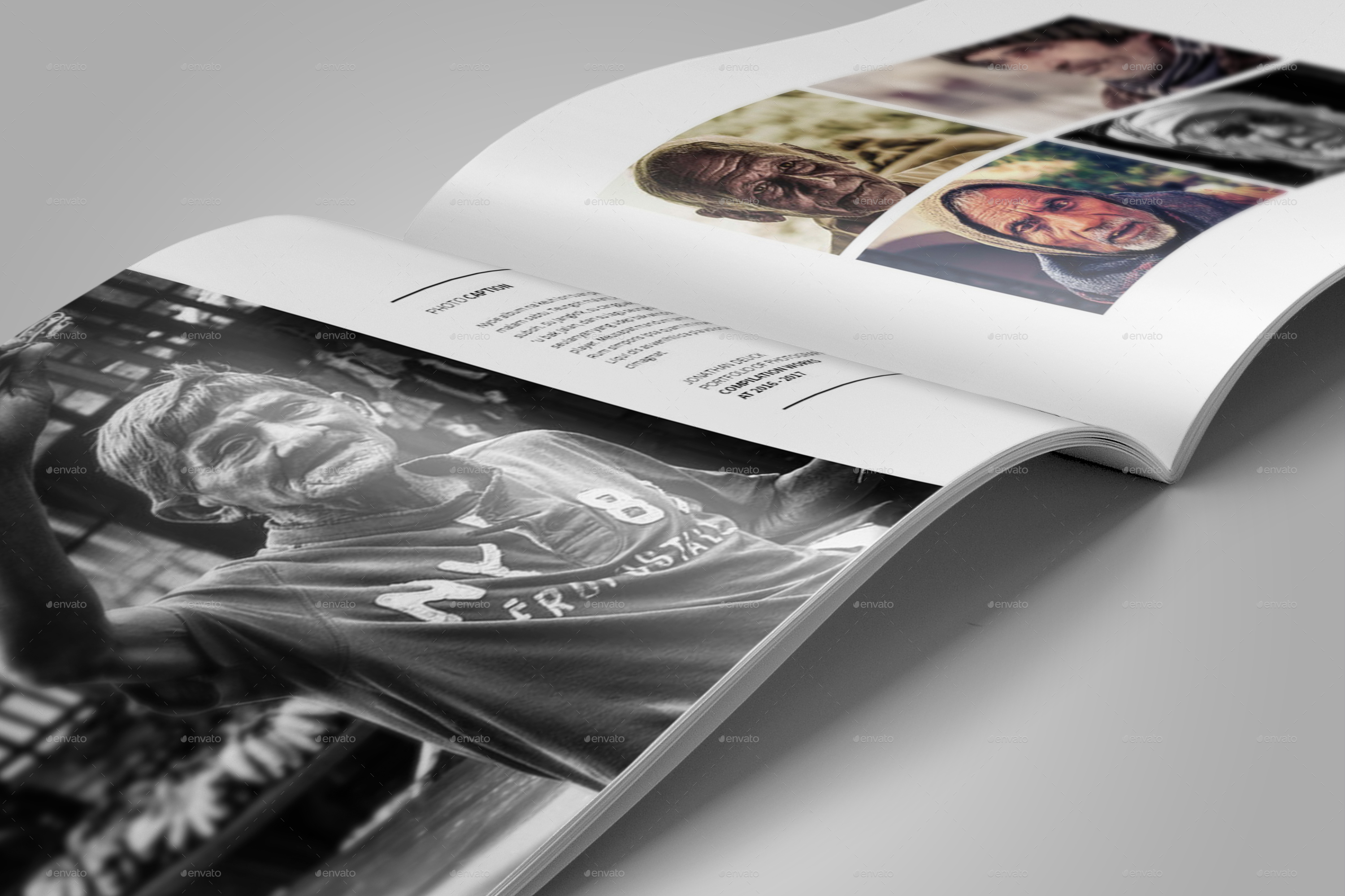 A4 Landscape Photo Album by bookrak GraphicRiver